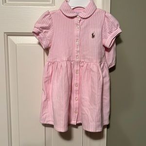 Ralph Lauren Baby Girl’s Cotton Polo Dress NWT 9 months